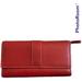 Coach Bags | Coach Leather Wallet With Checkbook Cover | Color: Red | Size: Os