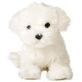 Uni-Toys - Malteser (ohne Leine) - 26 cm (Länge) - Plüsch-Hund, Haustier - Plüschtier, Kuscheltier