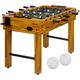 GAMES PLANET® Tischkicker - Stabil, Höhenverstellbar, 2 Bälle, Getränkehalter, Torzähler, für