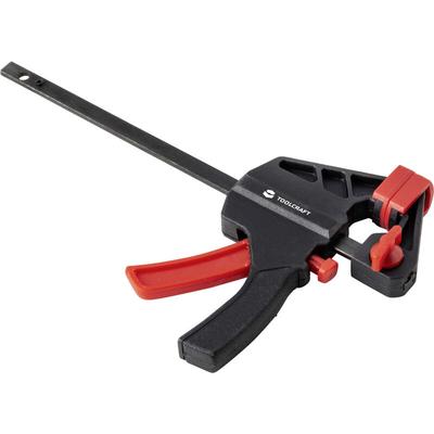 Toolcraft - Einhandzwinge TO-6743691 Spann-Weite (max.):100 mm Produktabmessung, Länge: 180 mm Image
