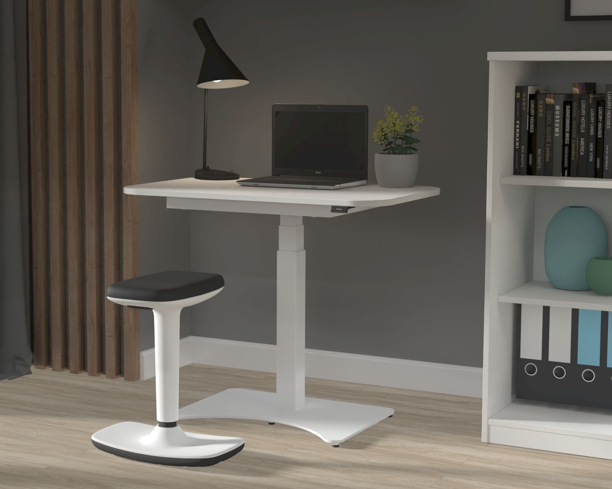 NowyStyl »eModel 2.0« elektromotorischer Schreibtisch weiß