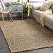 Caspar 10' x 14' Modern Jute Cream/Black/Light Brown/Light Gray/Medium Green/Wheat/Peach Area Rug - Hauteloom