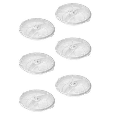 YBM Home Two Compartment Microwave Tray with Cover