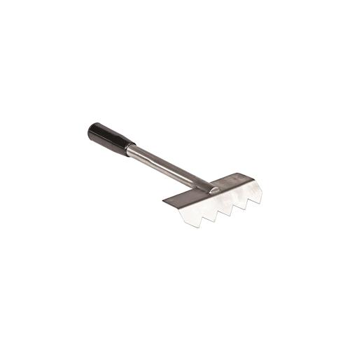 Chefgastro Base 700 Schaber für Lavasteingrill gerillt BxTxH 320x120x30mm