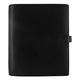 Filofax Finsbury Organizer, A5 Size, Black - Traditional Grained Leather, Six Rings, Week-to-View Calendar Diary, Multilingual, 2023 (C025368-23), 5.75 inches X 8.25 inches