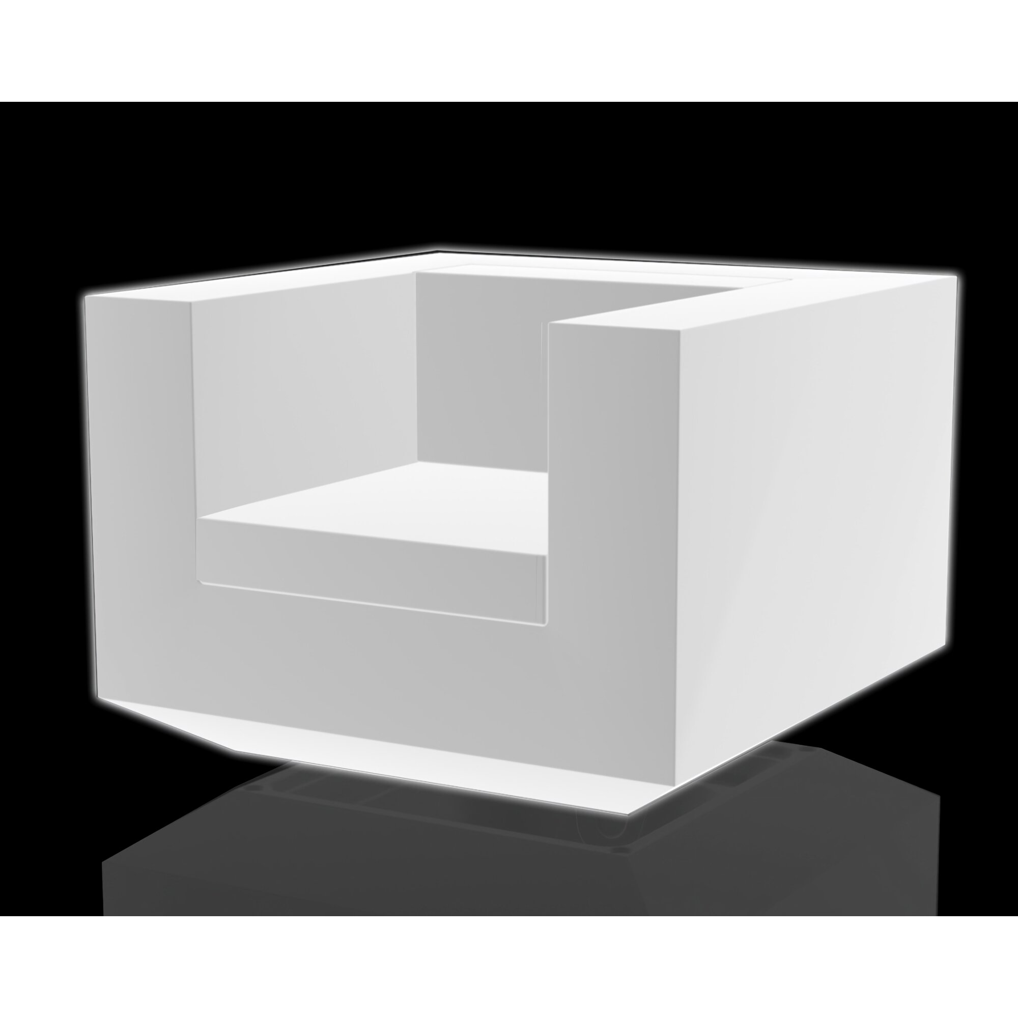 Vondom »VELA« Outdoor Lounge Sessel LED-Beleuchtung RGB LED Batterie