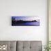 East Urban Home 'Santa Monica Pier, Santa Monica, California' Photographic Print on Canvas in White | 12 H x 36 W x 1.5 D in | Wayfair