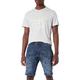 TOM TAILOR Herren Jeans Bermuda Shorts 1029767, 29756 - Dark Blue Tropical Lazer Denim, 36