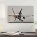 East Urban Home An F/A-18C Hornet Takes off from USS George H.W. Bush by Giovanni Colla - Wrapped Canvas Photograph Canvas, in Gray | Wayfair