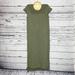 Jessica Simpson Dresses | Jessica Simpson Nwt Size M Loden Green Split High-Low Hemline Knit Lounge Dress | Color: Green | Size: M