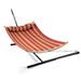 Gymax Hammock Chair with Stand Portable Bag Cushion Pillow Heavy Duty