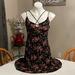 American Eagle Outfitters Dresses | American Eagle Outfitters Black With A Flower Pattern Summer Dress - Size S | Color: Black/Pink | Size: S