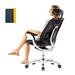 Tacroney Ergonomic Mesh Office Chair Plastic/Acrylic/Aluminum/Upholstered/Mesh in Black | 48 H x 27 W x 17 D in | Wayfair TAD1 Red