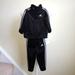 Adidas Matching Sets | Baby Adidas Sweatsuit | Color: Black/Silver | Size: 18mb