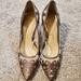 Jessica Simpson Shoes | Jessica Simpson Rose Gold Glitter Heels | Color: Cream/Gold | Size: 5.5