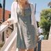 Brandy Melville Dresses | Brandy Melville Jennifer Dress- Robins Eggs | Color: Cream/Green | Size: One Size