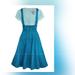 Disney Dresses | Disney The Dress Shop Disney Railroad 2x Dress | Color: Blue/Gold | Size: Various