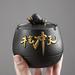 Umber Rea Pottery Creative Anti-Fly Ash Ashtray in Black | 1.97 H x 9.84 W x 9.84 D in | Wayfair 06HQ446WLEFUJD9JI2