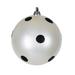 The Holiday Aisle® Candy Finish Ball Ornament w/ Glitter Dots Plastic in White | 4 H x 4 W x 4 D in | Wayfair D0D2C08BBB82413CB64D642D2DD36B5B