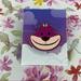 Disney Accessories | Cheshire Cat Emoji Disney Pin | Color: Pink | Size: Os
