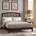 Harriet Bee Bharmal Queen Solid Wood Standard Bed Wood in Brown | 50 H x 62.63 W x 82.75 D in | Wayfair 5D19E48BEE9443439BEBBC1541D2B005