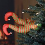 Mr. Christmas 16" Animated Elf Kickers Resin/Plastic/Plastic | 27 H x 9 W x 5 D in | Wayfair 30462-1