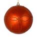 The Holiday Aisle® Candy Circle Glitter Pattern Ball Ornament Plastic in Orange | 4 H x 4 W x 4 D in | Wayfair 2A897EBCA77B4095B47F8A5EB37C64BF