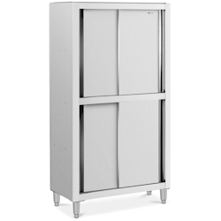 Royal Catering Edelstahl Geschirrschrank - 1000 x 500 x 1800 mm - Image