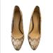 Coach Shoes | Coach Logo Print Pumps | Color: Brown/Tan | Size: 8