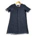 Urban Outfitters Dresses | Bdg Urban Outfitters Chambray Blue Sweatshirt Raw Hem Dress Size Small | Color: Blue | Size: S