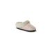 Women's Claire Textured Knit Clog Slipper by Dearfoams in Sleet (Size S M)