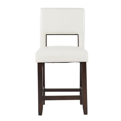 Vega Counter Stool White 24 by Linon Home Décor in White