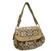 Coach Bags | Coach Soho Signature Flap Hobo | Color: Cream/Tan | Size: Os