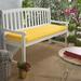 Winston Porter Canvas Indoor/Outdoor Sunbrella Bench Cushion in Blue | 2 H x 60 W in | Wayfair 04458C9E4013414FBDE90B5EDCA65493
