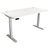 Inbox Zero Lift it Electric Height Adjustable Standing Desk Wood/Metal in Brown/Gray | 60 W x 30 D in | Wayfair E9DEE2EE7F7A410AA55B043E0F6E6A2A