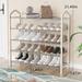 Latitude Run® 20 Pair Shoe Rack Plastic in White | 31.49 H x 31.49 W x 7.87 D in | Wayfair D5EBFCE1B2D440A790A8B0AC858629CE