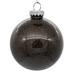 The Holiday Aisle® Clear w/ Glitter Interior Solid Ball Ornament Plastic in Brown | 3 H x 3 W x 3 D in | Wayfair DEB4E58FD53A46E7BAA5B14D5C551E9B