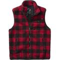 Brandit Teddyfleece Gilet, noir-rouge, taille 3XL