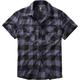 Brandit Checkshirt Chemise à manches courtes, noir-gris, taille 2XL