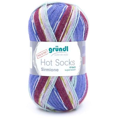 Wolle Hot Socks Sirmione 100 g art-deco-multicolor Handarbeit - Gründl Image
