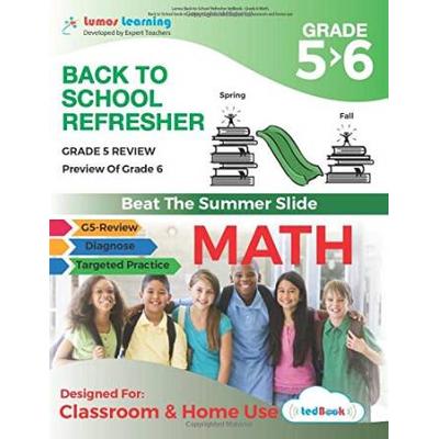 Lumos Backtoschool Refresher Tedbook Grade Math Back To School Book To Address Summer Slide Designed For Classroom And Home Use