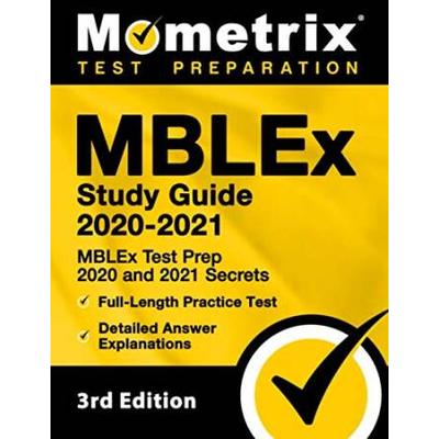 Mblex Study Guide Mblex Test Prep And Secrets Fulllength Practice Test Detailed Answer Explanations Rd Edition
