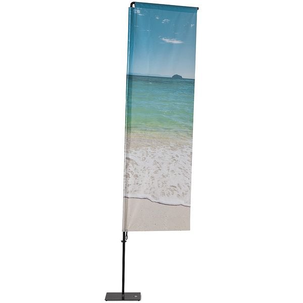 Showdown Displays Fahnenmast »Beachflag Alu Rechteck 350 cm« - ohne Bezug