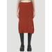 Knit Mid Length Skirt