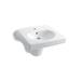 Kohler Brenham™ Commercial Bathroom Sink And Shroud with Single Faucet Hole White (K-1999-1-0)