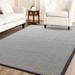 Boucle Sahara Sisal Rug with CH Brown Border (5' X8') - 5' x 8'