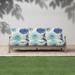 Humble + Haute Gardenia Seaglass Outdoor/Indoor Deep Seating Sofa Cushion Set 22.5in x 22.5in x 5in