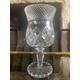 Vintage Thistle Cut Glass Vase, Heavy Cut Glass Thistle Shaped Vase, Vintage Thistle Vase, Crystal Thistle Vase