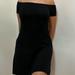 American Eagle Outfitters Dresses | American Eagle Soft & Sexy Ribbed Off Shoulder Dress Small | Color: Black | Size: S