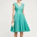 Anthropologie Dresses | Anthropologie Made In Kind Peter Som Paimpont Silk Dress | Color: Green | Size: 12